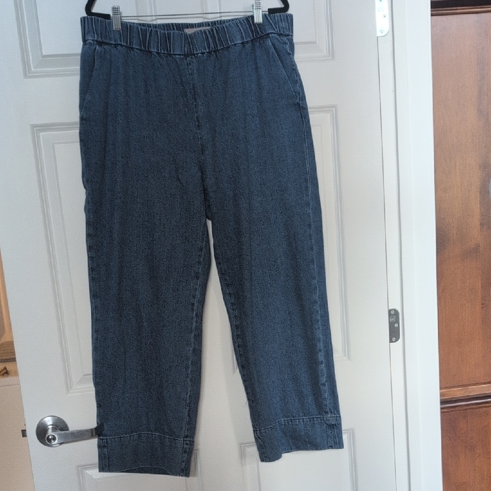Everlane Dark Blue Wide Leg Jeans